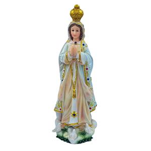 2023 Señora de Fátima 23,5 cm Estatua católica que retrata a la Virgen María Santísima Madre - Product Image 1