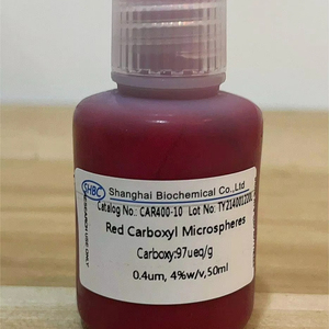 Red Carboxyl Functional Microspheres Excellent <b>Stability</b> High Carboxyl Density for Biotin Binding and Life Science Research Use - Product Image 1