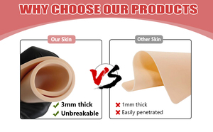 10pcs 3mm dày 6x8 inch xăm thực hành da lông mày Kit cho nghệ thuật cơ thể và trang điểm vĩnh viễn 3mm dày thực hành da - Product Image 2