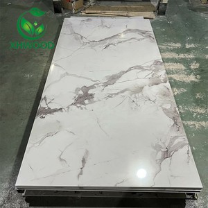 Feuille de marbre <span class=keywords><strong>PVC</strong></span> Lambrin UV au prix de gros feuille de marbre <span class=keywords><strong>PVC</strong></span> très brillante pour décoration murale intérieure - Product Image 6