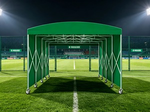 Tunnel Retrattile Mobile in Alluminio per Giocatori, Resistente, Zincato a Caldo, Impermeabile in PVC per Stadi di <span class=keywords><strong>Calcio</strong></span> - Product Image 5