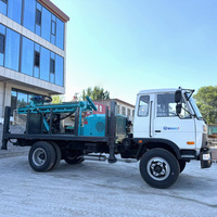 Foreuse de puits montée sur camion, machine de forage portable pour projets de forage de puits profonds