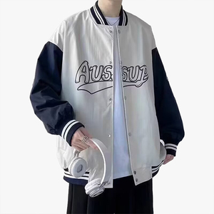 Fashion Brand Baseball <b>Jacket</b> Men Spring Autumn New Style Customizable Loose Casual <b>Pilot</b> <b>Jacket</b> Coat Trendy Fashion Coat - Product Image 5