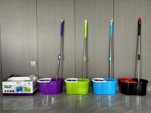 Venda quente Mops Floor Cleaning Absorvente Stick Handle Rotating <span class=keywords><strong>Mop</strong></span> Set Com Plastic <span class=keywords><strong>Mop</strong></span> Bucket - Product Image 5