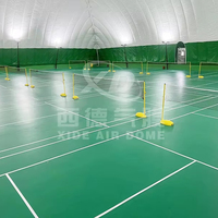 Grands dômes sportifs gonflables en PVC pour l'intérieur, aréna de tennis, de hockey et de football avec structure en membrane PVDF à vendre