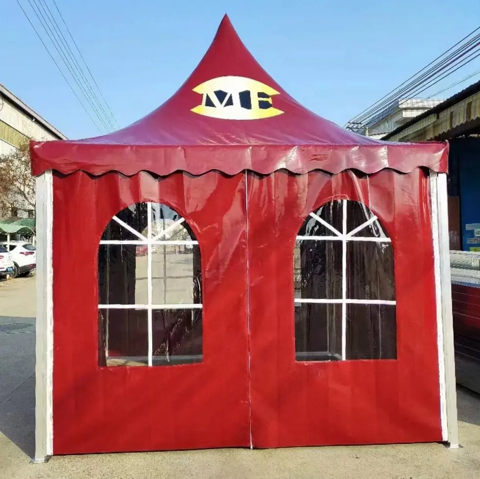 Outdoor large pagoda tents PVC fabric party church circus tent for events festival exhibition pagoda tent with sidewalls