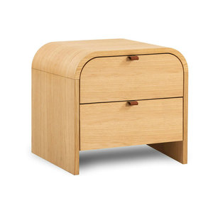 Fabrikpreis Luxuriöser Moderner <span class=keywords><strong>Cirq</strong></span> Nachttisch Europäisches Design Massivholz Eiche Aufbewahrung Langlebiger Beistelltisch für Schlafzimmer Zuhause Hotel - Product Image 5