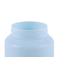 Pot en PP mat bleu clair 30g 50g 100g vide pour crème, lotion et boue cosmétique, pot en plastique pour soins du visage avec couvercle à vis