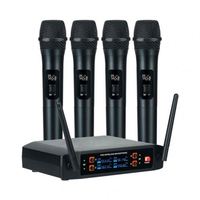 Microphone sans fil UHF True Diversity pour casque ou micro-cravate, idéal pour les performances en extérieur