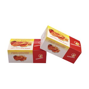 Boîtes d'emballage de <span class=keywords><strong>poulet</strong></span> frit à emporter en papier McDonalds avec logo personnalisé - Product Image 1