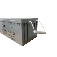 Batterie au plomb-acide MF Gel AGM JOZOKING 12V 200Ah, stockage d'énergie GFM, cycle profond rechargeable pour cellule solaire pour appareils électroménagers