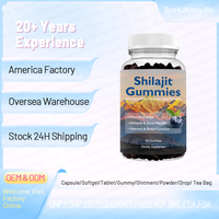 Échantillon gratuit extrait de shilajit gommes naturelles shilajit herb be bodywise pure himalayan shilajit gummies