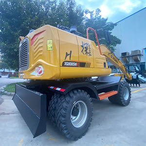 XGMA fournit une excavatrice sur pneus XG8085WK 8T de haute qualité avec moteur YUCHAI, pompe et accessoires d'engrenage - Product Image 5