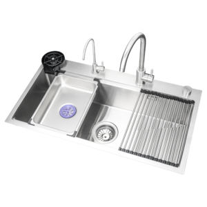 90x50cm Grote Enkelbak Keukenkraan, Premium SUS304 RVS voor Vervanging van de Vaatwasser - Product Image 1