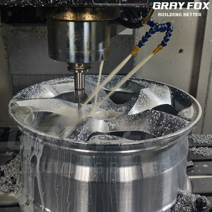 Rines GRAYFOX Personalizados en Gris Acero, 5x112 5x120 5x114.3, 18 19 20 21 Pulgadas, Ruedas de Aluminio Forjado para Audi Q5 B9 <span class=keywords><strong>A4</strong></span> A6 A7 RS6 C5 C6 B6 B7 - Product Image 4