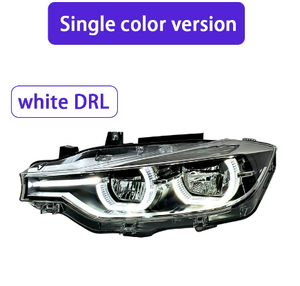 Faros Delanteros Estilo Ikon para Serie 3 F30/F35 2013-2018, 12V, Nuevos, 5500k, DRL Amarillo/Blanco, 4000 Lm, 36W, Retrofit/Actualización - Product Image 2
