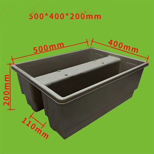 <span class=keywords><strong>Grande</strong></span> jardinière <span class=keywords><strong>rectangulaire</strong></span> de jardin de balcon de style d'équitation de pot de fleurs en plastique de résine pour la conception à la maison de plantation - Product Image 4