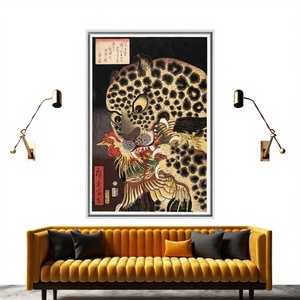 Famous Japanese Scenic Printed <b>Canvas</b>-Art Deco Panel Wall Decor Artwork Clear <b>Framed</b> Hanging - Product Image 1