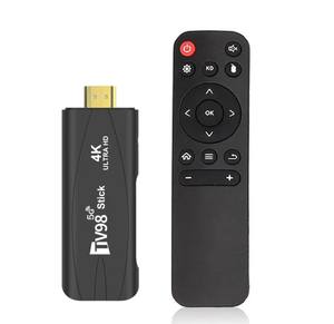 TV98รีโมททีวี4K แรม2GB 16GB รอมสติ๊ก4K ที่ดีที่สุดสำหรับ Android <span class=keywords><strong>Fire</strong></span> <span class=keywords><strong>Lite</strong></span> Alexa รีโมทเสียงทีวีไฟ Quad Core 5G <span class=keywords><strong>WiFi</strong></span> IPTV BOX 4K - Product Image 1