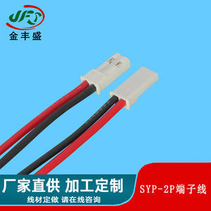 SYP Terminal Wire 2.0mm Pitch White Dupont 2 Pin Male Female Connector For LED Speaker Connection Cable - Product Image 4