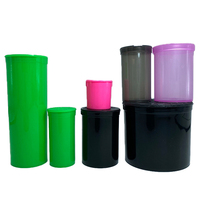 Flacons en plastique à ouverture pop de 6 d, 13 d, 19 d, 30 d, 60 d, tubes en plastique, flacons à ouverture pop