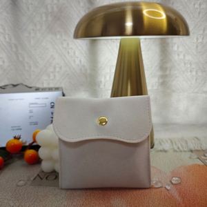 Custom Logo and Size Printed Small <b>Envelope</b> Flap Bags for Necklace Earring Ring Storage Velvet Flap Jewelry Bag - Product Image 1