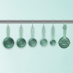 Juego de Utensilios de Cocina de 5 Piezas con Tazas Medidoras de Plástico Ecológicas de Nuevo Diseño, con Doble Abertura - Product Image 4