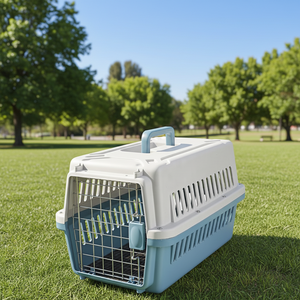 Cages <span class=keywords><strong>de</strong></span> <span class=keywords><strong>transport</strong></span> haut <span class=keywords><strong>de</strong></span> gamme <span class=keywords><strong>pour</strong></span> grands chiens et chats – Confort et sécurité portables en toile et plastique <span class=keywords><strong>pour</strong></span> la randonnée et les promenades en extérieur - Product Image 1