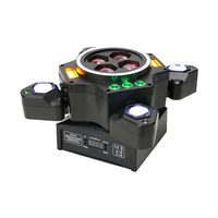 Projecteur de scène LED laser DMX512 RGBW - Lumière DJ disco télécommandée pour église et fête - Best-seller transfrontalier
