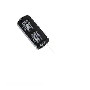 Condensateur à traversée de circuit 56 µF 20 % 35 V RADIAL 35ZLR56MEFC5X11, Distributeur agréé - Product Image 1
