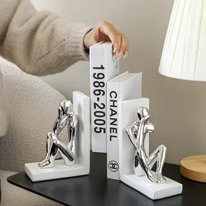 Tùy chỉnh mô hình bookend bán buôn 2pcs tối giản nghệ thuật Fancy bookends