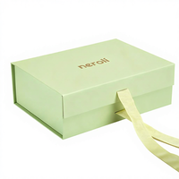 Boîte d'emballage en carton rigide magnétique de taille personnalisée, recyclable, luxe, pliable, avec couvercle magnétique