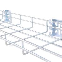Plateau de câbles en treillis métallique galvanisé, machine de fabrication de paniers de câbles métalliques pour centres de données
