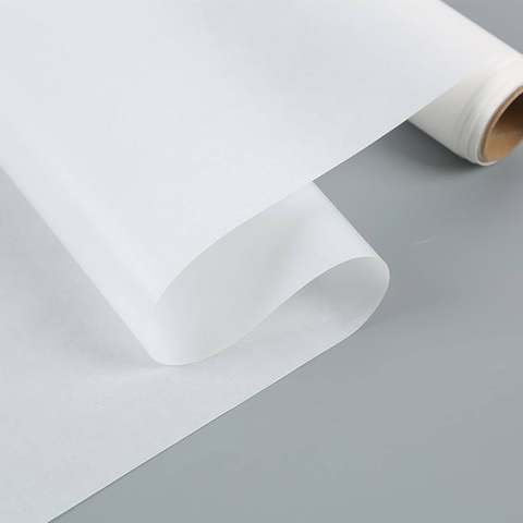 Double Sided Grease Proof Silicon Baking Paper Roll White Brown Parchment for Cooking for Sandwich Cookie Bread Both Digital