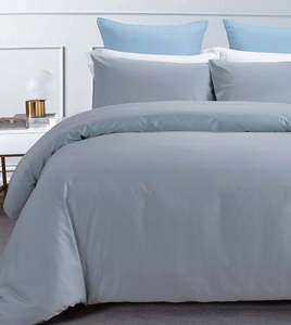 Housse de couette en microfibre brossée, douce et respirante, de luxe pour hôtel, literie pour hôtel - Product Image 1