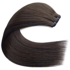 Cheveux humains vierges 100% réels Haiyi en gros, double trame plate, facile à augmenter la longueur des cheveux, volume et polyvalence de coiffage # <span class=keywords><strong>2</strong></span> couleurs - Product Image 6