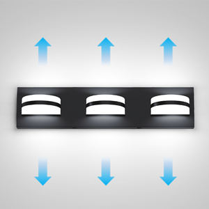 Lampes LED murales à intensité variable IP44 3CCT <span class=keywords><strong>avec</strong></span> CRI 90 élevé pour <span class=keywords><strong>salle</strong></span> <span class=keywords><strong>de</strong></span> <span class=keywords><strong>bain</strong></span> et chambre modernes – Stock disponible - Product Image 3