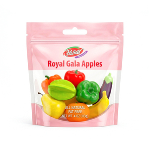 Bolsa Doypack Transparente con Cierre y Asa, Personalizada con Impresión, Precio de Fábrica, para Frutas y Verduras Frescas - Product Image 1