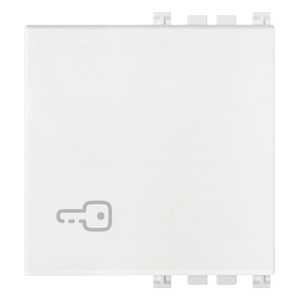 Bouton symbole clé blanche, longueur 4,9 cm, interrupteur de télécommande - Product Image 1