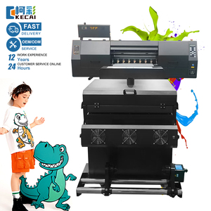 Kecai Hot Bán A1 60Cm Đầu Kép I3200 24 Inch Dtf Máy In T-Shirt Phim In Ấn Lò Shaker Máy A1 Dtf Máy In - Product Image 1