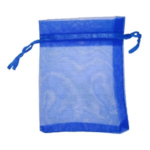 Sacs en organza avec fermeture à cordon 30x40cm, pochettes transparentes en tissu pour bijoux, emballage cadeau, pour cadeaux de fête - Product Image 3