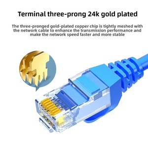 K&amp;R High-speed CAT6A Solid Copper Gigabit Ethernet <strong>Cable</strong> Home Computers <strong>Broadband</strong> Network Patch <strong>Cables</strong> Data Centers Direct Sales - Product Image 4