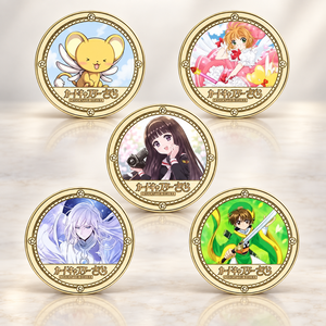 Set <span class=keywords><strong>de</strong></span> 5 Monedas Conmemorativas <span class=keywords><strong>de</strong></span> Anime Clásico <span class=keywords><strong>de</strong></span> <span class=keywords><strong>Chicas</strong></span> Mágicas, en Hierro Dorado, con Personajes <span class=keywords><strong>de</strong></span> Dibujos Animados Coleccionables y Protector Acrílico - Product Image 1