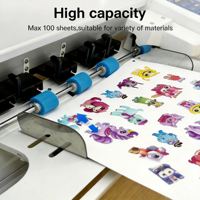 Máquina Cortadora de Etiquetas Inteligente con Alimentación Automática, Plotter de Corte de Hojas, Cámara CCD, Motor Paso a Paso, Equipo de Producción de Etiquetas de Vinilo