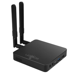 <span class=keywords><strong>Ugoos</strong></span> <span class=keywords><strong>AM6</strong></span> <span class=keywords><strong>Plus</strong></span> Android 9 Smart TV Box con procesador de cuatro núcleos WiFi6, compatible con Amlogic, Resolución 4K y función RTC - Product Image 1