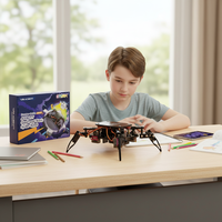 Kits de Robot Araña para Educación STEM ACEBOTT, Proyecto STEM DIY, Codificación ACE, ESP8266 WIFI APP, Kits de Robot de Ensamblaje DIY para Arduino
