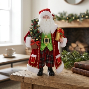 โรงงานผลิตและจำห<span class=keywords><strong>น</strong></span>่ายโดยตรง ตุ๊กตาซา<span class=keywords><strong>น</strong></span>ต้าเป่าแซกโซโฟ<span class=keywords><strong>น</strong></span>สีแดงข<span class=keywords><strong>น</strong></span>าดเท่าคนจริง ของตกแต่งคริสต์มาสกลางแจ้งขนาดใหญ่ คุณภาพพรีเมียม ทำด้วยมือ - Product Image 1