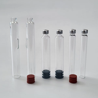 Flacon en verre borosilicate moyen de 3 ml pour injection avec bouchon en caoutchouc et fonction de stérilisation par sérigraphie, utilisation en laboratoire