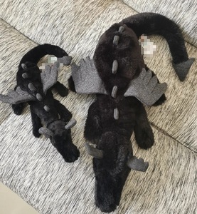Peluche de Dragón Gigante Jellycat de 160 cm, Estilo Fuddlewuddle, Animal de Peluche Extra Grande y Suave, Almohada de Dragón Esponjosa Negra, Regalo - Product Image 6