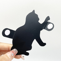 Haute qualité 8 pièces/ensemble amovible 3D pour chat Stickers muraux auto-adhésif PVC belle 3D décor à la maison pour la décoration de la maison
